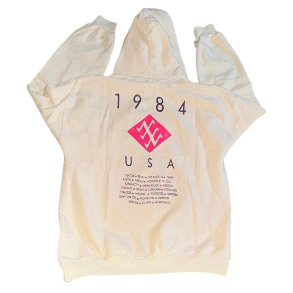 DAYDREAMER Duran Duran 1984 US Tour Hooded Sweatshirt Size Large New w/ Tag - Picture 2 of 5